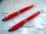 Perfect Replica Montblanc Meisterstuck Gold Clip Red Ballpoint Pen For Sale